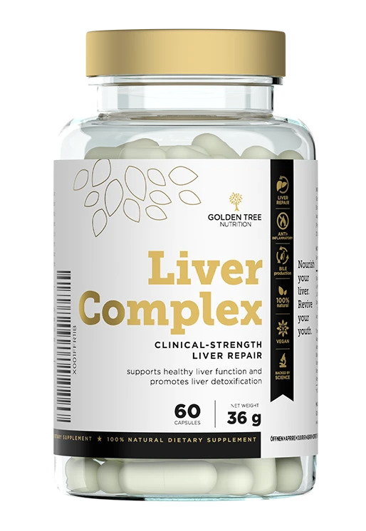 Golden Tree Liver Complex Capsules | #1 Fórmula Detox Hepático y Quema Grasa en España